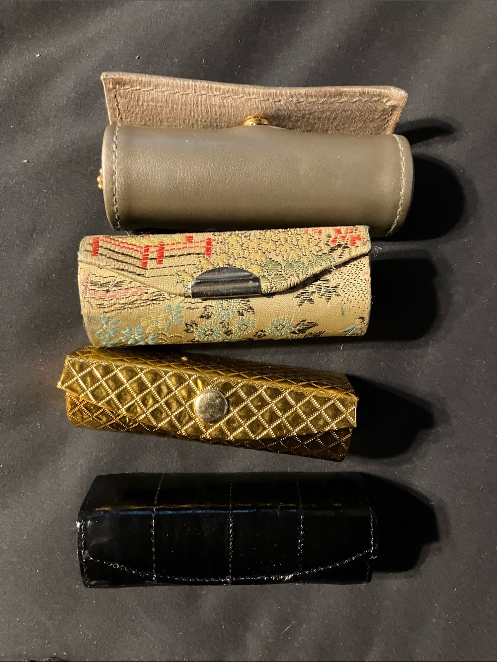 4 Vintage Lipstick Holders
